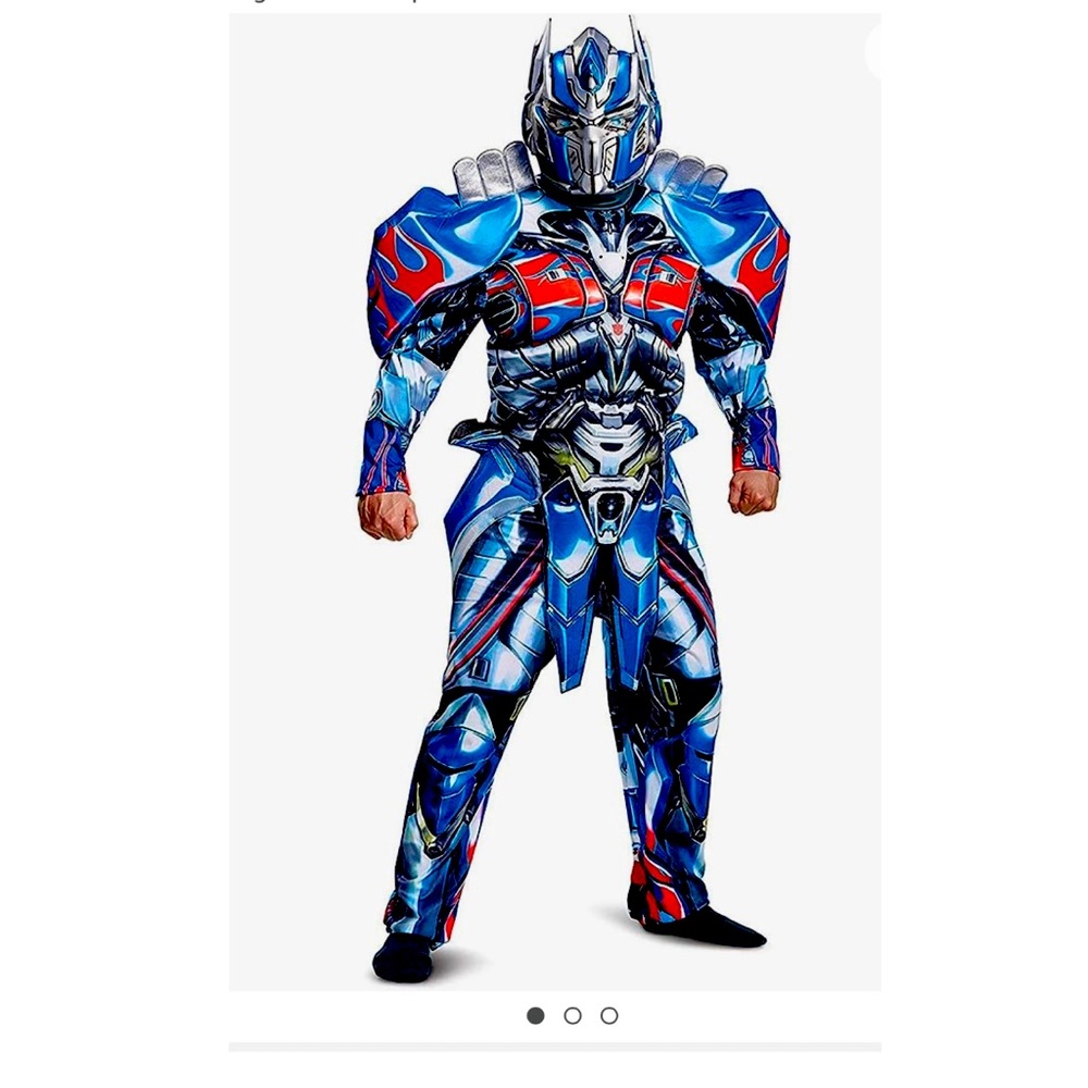 Disguise Men's Transformers Optimus Prime Deluxe Adult Costume